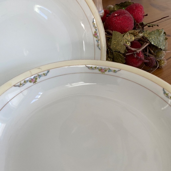 Noritake Roseleigh Fruit/DessertBowls & Bread/Butter plates Vintage 10pc. - Picture 7 of 13